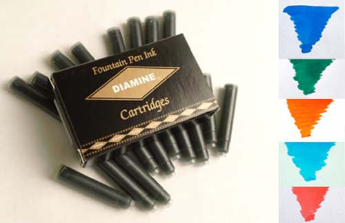 Diamine Refills Floral Mixed Set 20 Per Package Fountain Pen Cartridge
