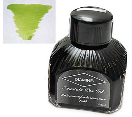 Diamine Refills Light Green Bottled Ink 80mL