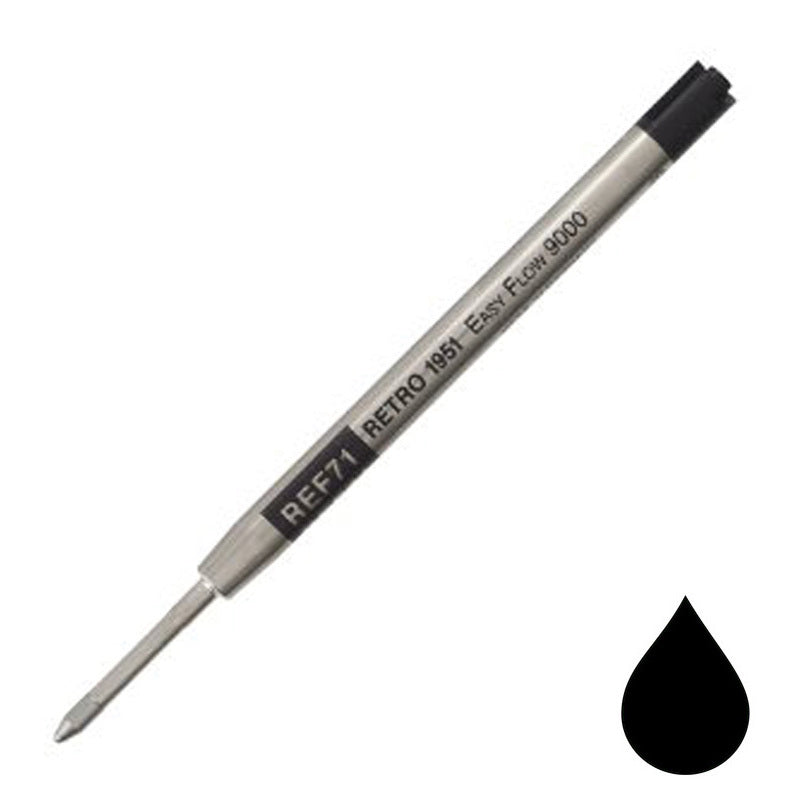 Retro 51 - Tornado Ballpoint Refills - Easy-Flow 9000 - Black