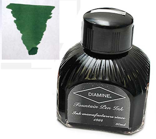 Diamine Refills Emerald Bottled Ink 80mL