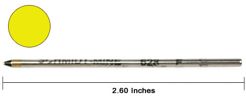Monteverde Refills D-1 Size Soft Roll Yellow 1.4mm Broad Point Multi Functional Pen