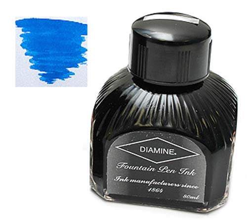 Diamine Refills Royal Blue Bottled Ink 80mL