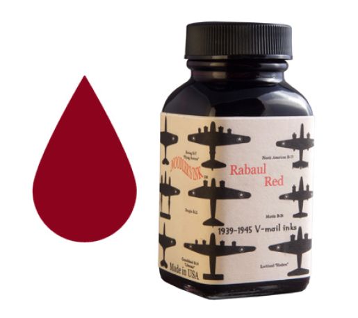Noodler's Ink Refills V-mail Rabaul Red Bottled Ink