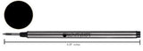 Montblanc Refills By Monteverde - Rollerball Pen -  Black - Fine Point