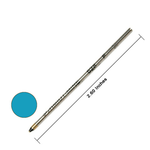 Monteverde - Refills - D-1 Size Soft Roll - Turquoise - Medium Point - Multi Functional Pen
