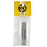 Retro 51 Ballpoint Pen Refills - D-1 Size - Black - Pack of 5