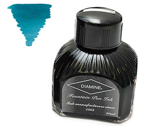 Diamine Refills Eau de Nil Bottled Ink 80mL