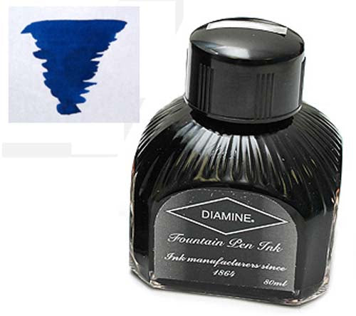 Diamine Refills Majestic Blue Bottled Ink 80mL