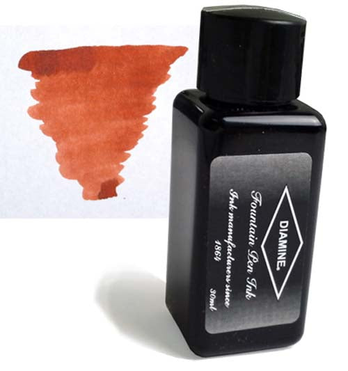 Diamine Refills Burnt Sienna 30mL Bottled Ink