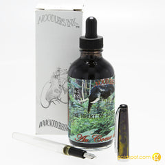 Noodler's Ink Refills Heart of Darkness 4.5oz w/ Free Fountain Pen Bottled Ink