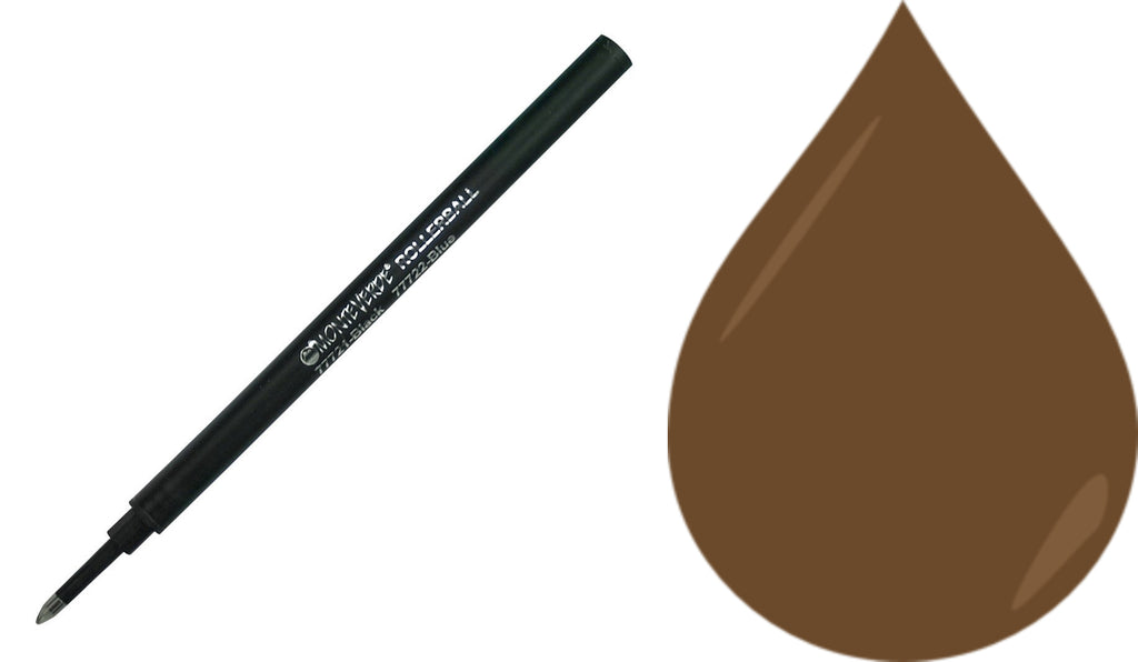 Monteverde Ceramic Rollerball Refills - Brown - Medium Point