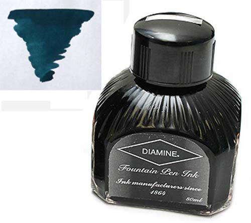 Diamine Refills Teal Bottled Ink 80mL