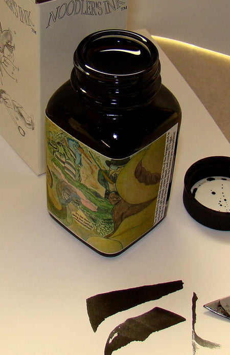 Noodler's Ink Refills Wardens Bad Black Moccasin Bottled Ink