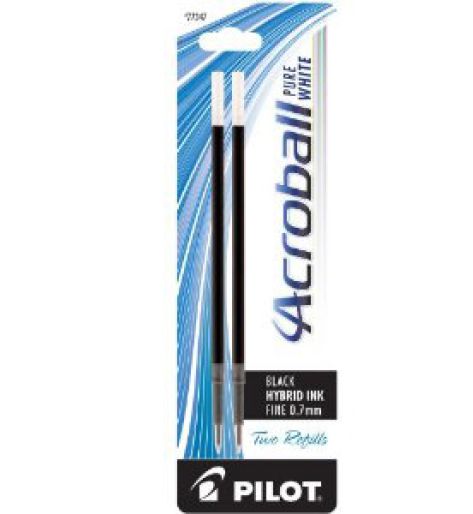 Pilot - Refills - Black - Hybrid Acroball - Ballpoint Pen - Fine Point
