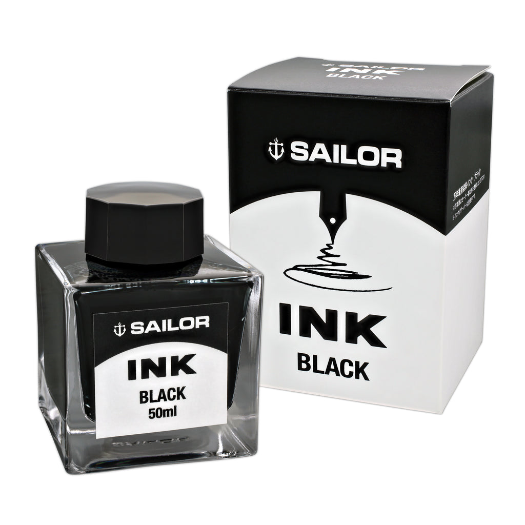 Sailor Refills Jentle Black 50 ml Bottled Ink