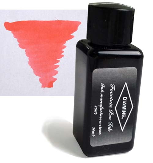 Diamine Refills Flamingo Pink 30mL Bottled Ink