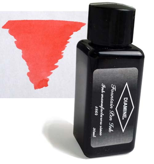 Diamine Refills Passion Red 30mL Bottled Ink