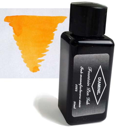 Diamine Refills Amber 30mL  Bottled Ink