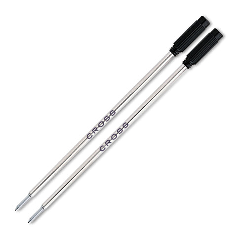 Cross Black Medium Point Ballpoint Pen Refill ( Pack of 2)