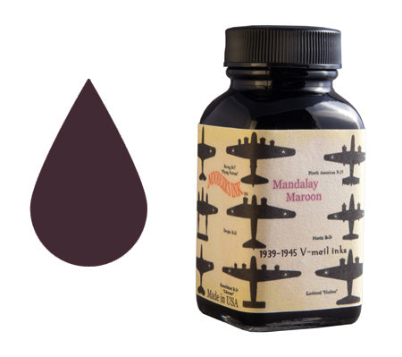 Noodler's Ink Refills V-mail Mandalay Maroon Bottled Ink