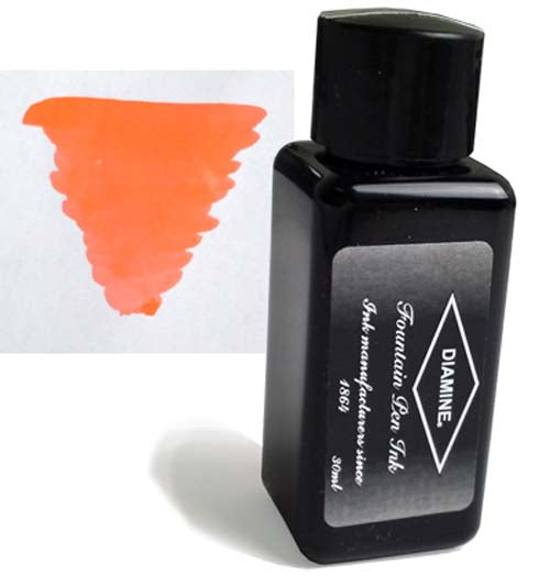 Diamine Refills Coral 30mL Bottled Ink