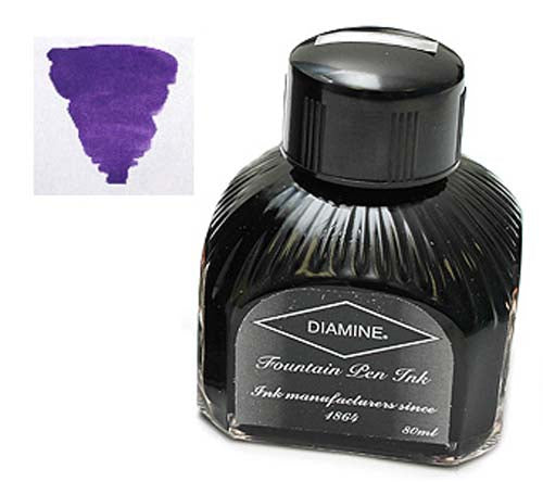 Diamine Refills Imperial Purple Bottled Ink 80mL