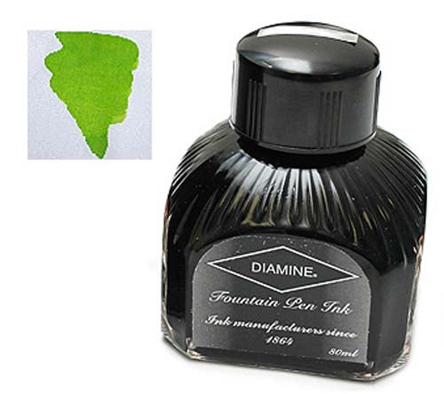 Diamine Refills Jade Green Bottled Ink 80mL