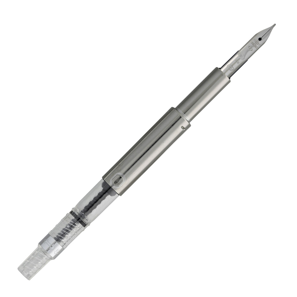 Pilot Namiki Vanishing Point Refill Converter Set - 18K White Gold Nib - Rhodium - Fine Point