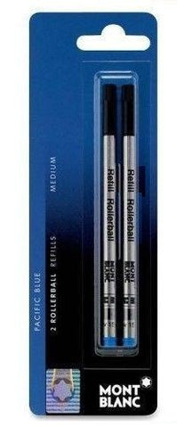 Montblanc Refills Pacific Blue 2 Pack Medium Point Rollerball Pen