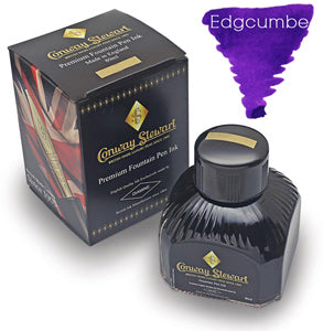 Conway Stewart Refills Edgecumbe Lavender Purple Bottled Ink