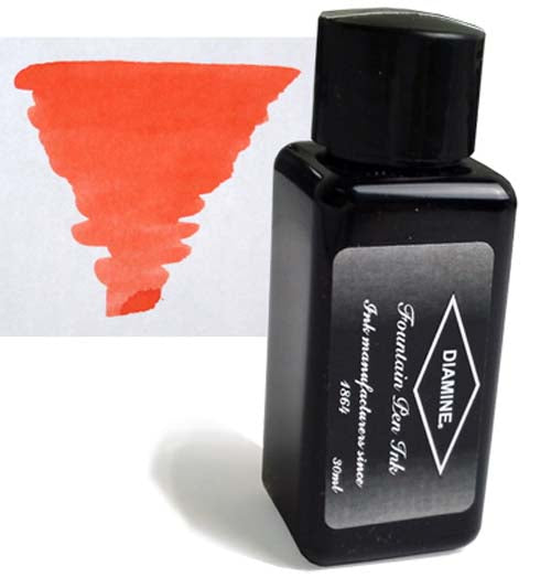 Diamine Refills Brilliant Red 30mL Bottled Ink