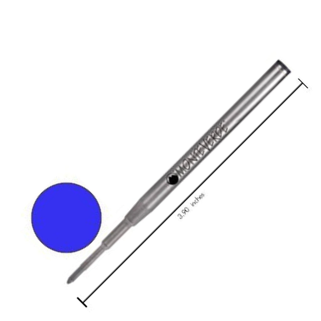 Monteverde - Refill - Gel Blue - Broad Point - For Montblanc