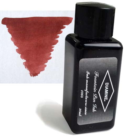Diamine Refills Rustic Brown 30mL Bottled Ink