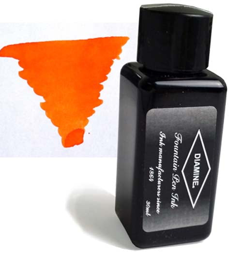 Diamine Refills Blaze Orange 30mL Bottled Ink