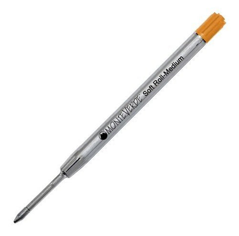 Monteverde (Parker Style) Soft Roll Ballpoint Refill - Orange - Medium