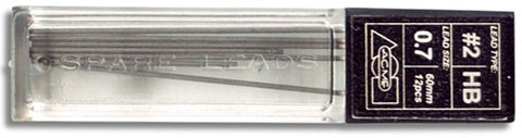 Acme 0.7mm HB 12 Piece Pencil Lead Refills