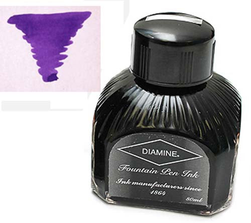 Diamine Refills Lavender Bottled Ink 80mL