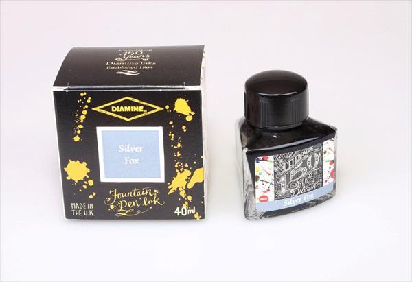 Diamine Refills Silver Fox Bottled Ink 40mL
