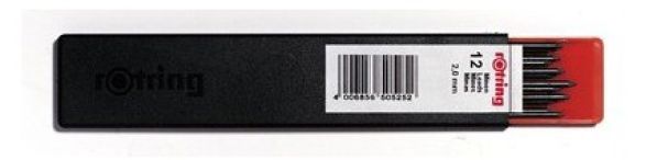 Rotring 2.0mm - 12 pack Pencil Lead Refills
