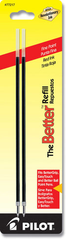 Pilot Ballpoint Better Refills - Red Ink - Fine Point - 2 Pack