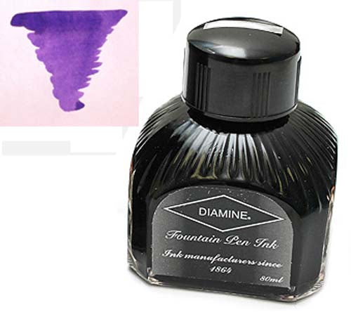 Diamine Refills Violet Bottled Ink 80mL
