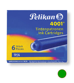 Pelikan Refills Brilliant Green Mini Fountain Pen Cartridge