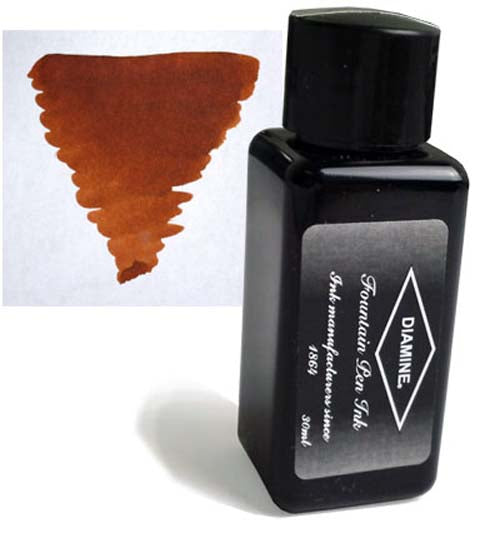 Diamine Refills Ochre 30mL Bottled Ink