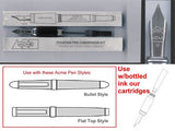Acme Fountain Pen Conversion Kit - Rollerball to Medium Point Fountain Pen