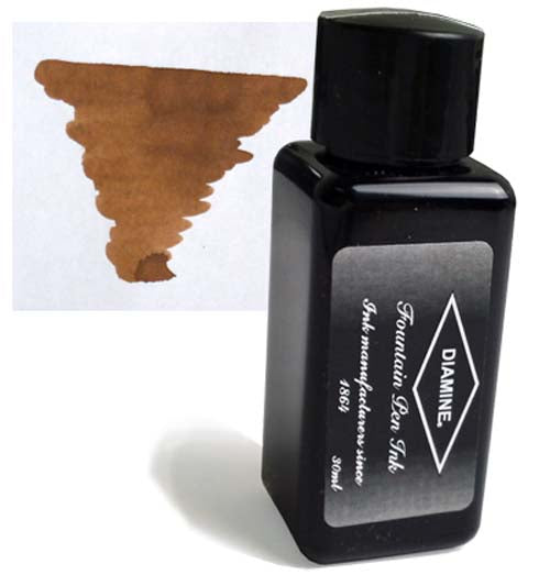 Diamine Refills Raw Sienna 30mL Bottled Ink