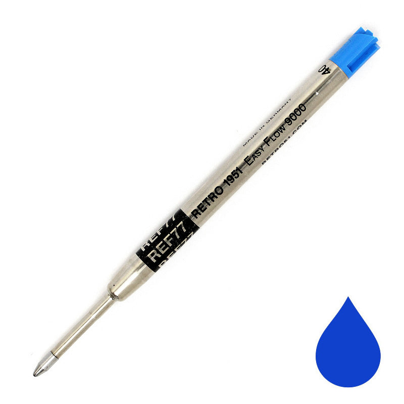 Retro 51 - Tornado Ballpoint Refills - Easy-Flow 9000 - Blue