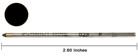 Monteverde Refills D-1 Size Soft Roll Black 1.4mm Broad Point Multi Functional Pen
