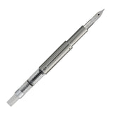 Pilot Namiki Vanishing Point Refill Converter Set - 18K White Gold Nib - Rhodium - Extra Fine Point