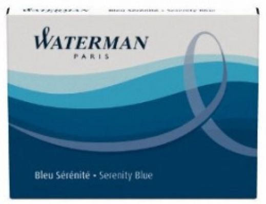 Waterman Blue (Pack of 8) Fountain Pen Cartridge