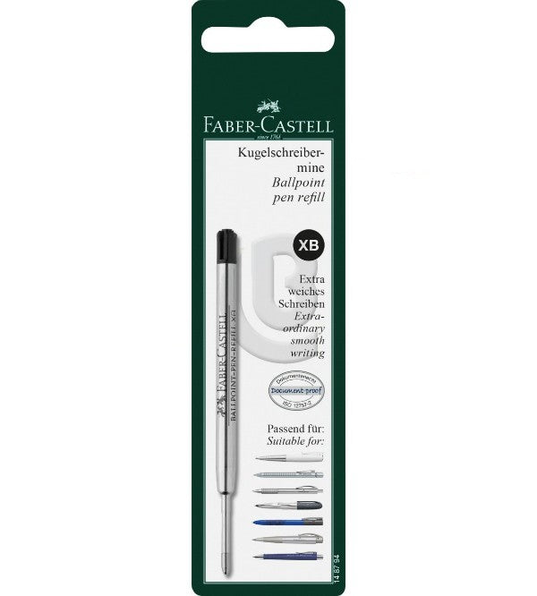 Faber-Castell - Refill - Ballpoint - Black - XB